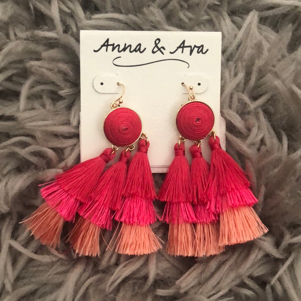 Anna & Ava fringe earrings